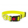 Biothane Safety Klick Halsband 25mm neon gelb 55-65cm