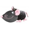 große graue Maus mit rosa 33cm gr. Kopf