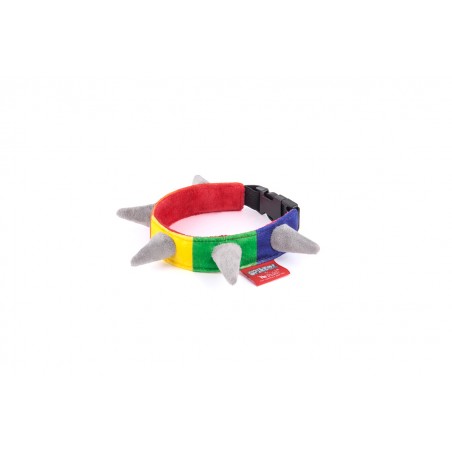 Spiked Rainbow Halsband - S