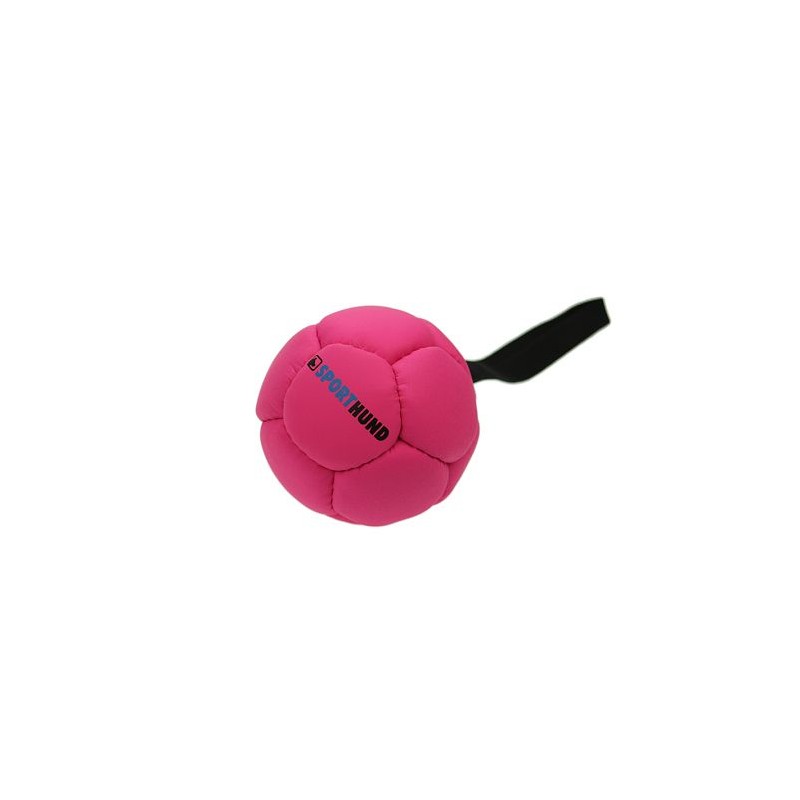 Sporthund Trainingsball 90mm - pink - schwimmend (Synthetikleder)