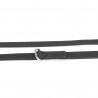 Verstellbare Führleine gummiert Julius-K9 - 14mm/2.2m - schwarz