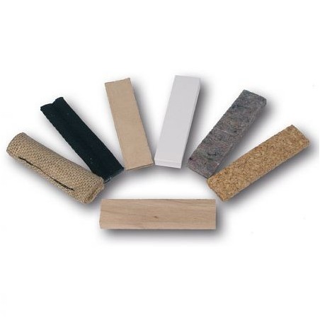 IGP Fährtengegenstände (Kunststoff, Nylon, Leder, Holz, Filz, Textil, Kork)