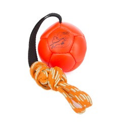 Trainingsball Leder - Neonorange - 80mm