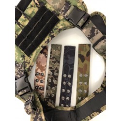 Halsband Military Style - L - grau