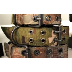 Halsband Military Style - L - digital camo sand