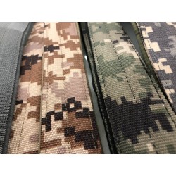 Halsband Military Style - L - snake camo black