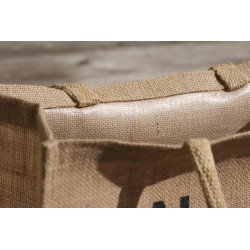 Eco Shopper Jute - All you need is love - Gelb