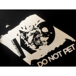 K9® - T-Shirt - schwarz Gr.XL - DO NOT PET
