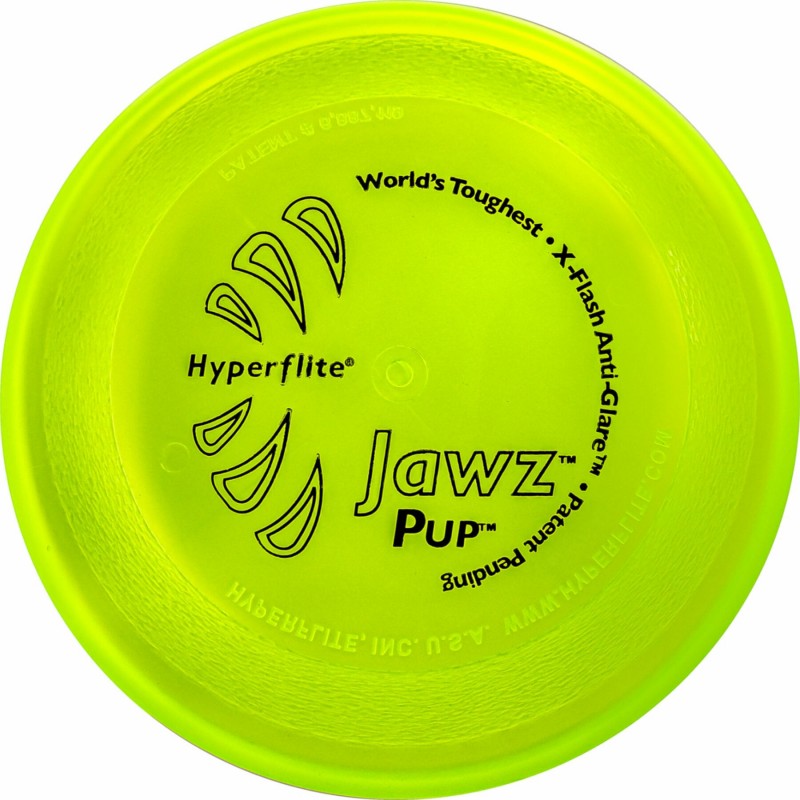 Jawz Pup Disc - Hyperflite Frisbee - Lemon-Lime
