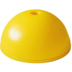 Hürdenfuß  gelb für Stange mit Durchmesser 25mm