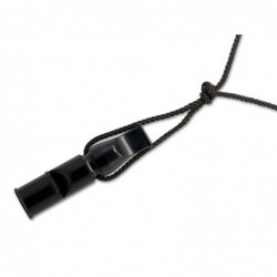 ACME Doppeltonpfeief mit Trill 640 9cm mit Pfeifenband - schwarz