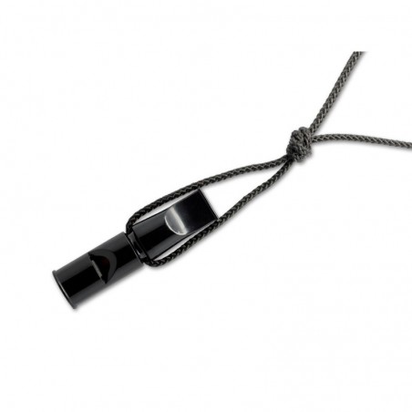ACME Doppeltonpfeife mit Trill 641 6cm mit Pfeifenband - schwarz