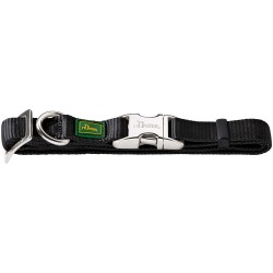 Hunter Halsband Vario Basic ALU strong - 15/30-45cm- schwarz