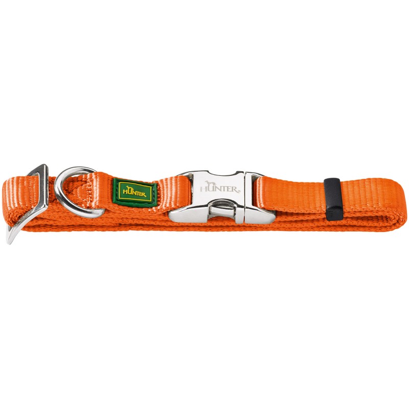 Hunter Halsband Vario Basic ALU strong - 20/40-55cm - orange