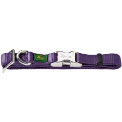 Hunter Halsband Vario Basic ALU strong - 15/30-45cm - violett