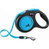 Flexi New Neon 5m - M bis 25kg - Tape - neonblau