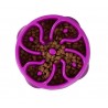 Outward Hound Slo Bowl - M - Flower Purple