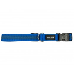 Mystique Gummiertes Halsband 25mm blau 50-60cm