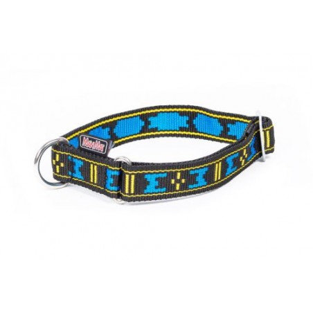 Manmat verstellbares Halsband 30mm/30-55cm - blau M-M