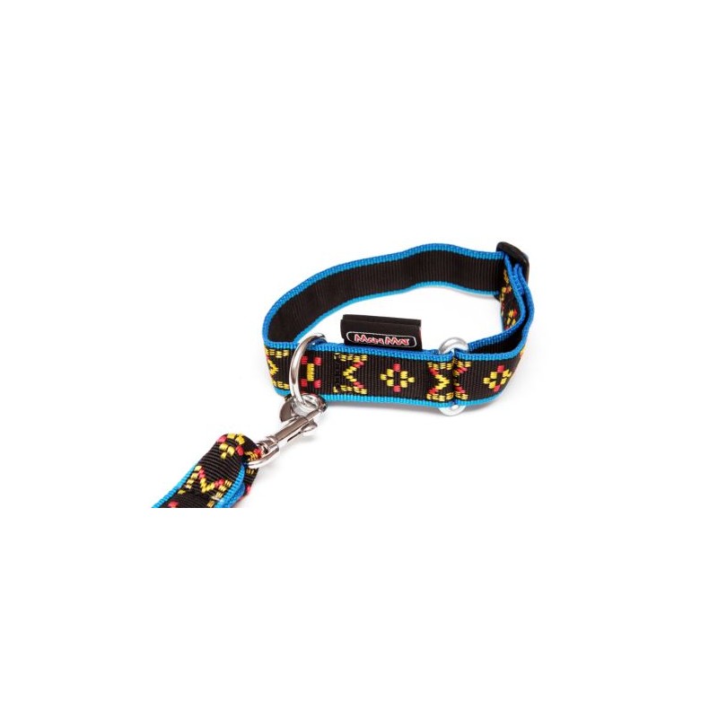 Manmat Halsband Puppy 25mm/22-34cm - blau M-M