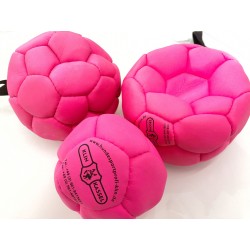 Klin Trainingsball Leder ungestopft 140mm - pink