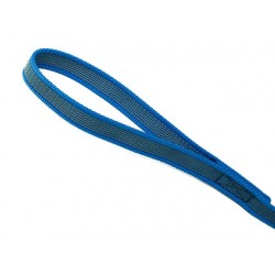 Gummierte Schleppleine 12mm blau 5m mit HS