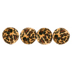 Spielbälle Mini Leopardenmuster 4cm (4Stk.)