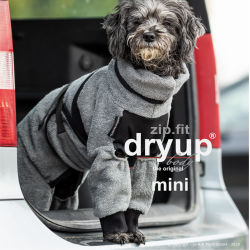 DryUp body ZIP.FIT Mini - petrol 40cm - Bademantel