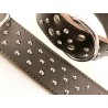 Halsband Leder mit Nieten 60cm -50mm/42-50cm - braun