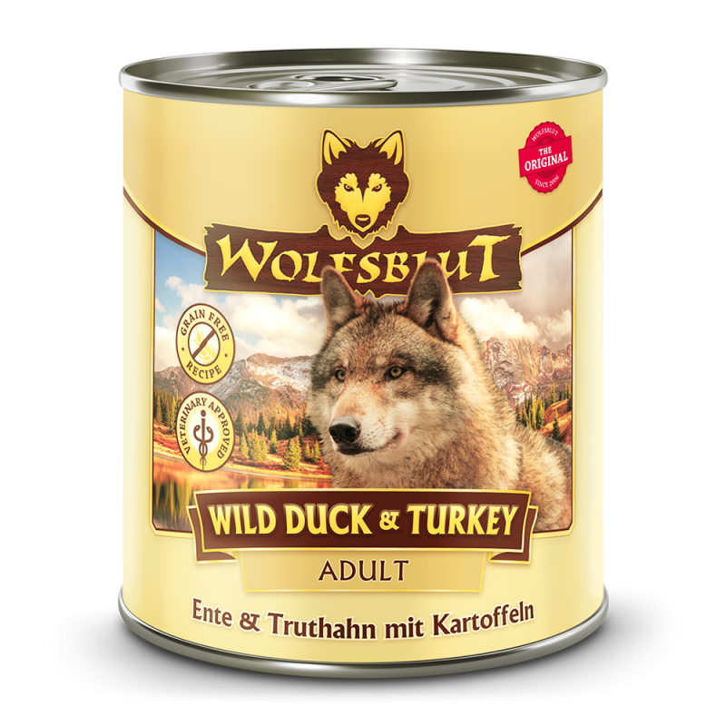 Wild Duck and Turkey Adult - Ente mit Truthahn und Kartoffel - 800g