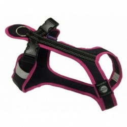 Harness SHORT Mini I - schwarz/Rand pink