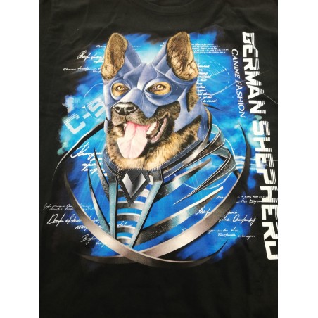 Schäferhund Blue Shirt - M