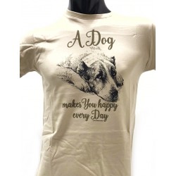 A Dog makes you happy - XL