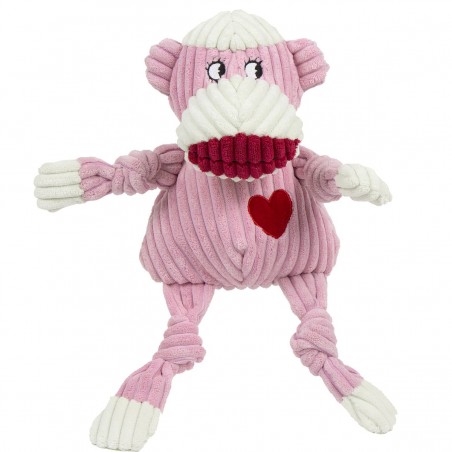 Kleine Ms. Sock Monkey pink - S
