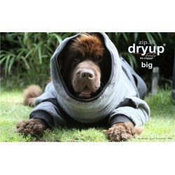 DryUp body ZIP.FIT Big - anthrazit - 90cm - Bademantel