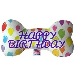 Spielknochen für Hunde - 20cm - Happy Birthday Baloons