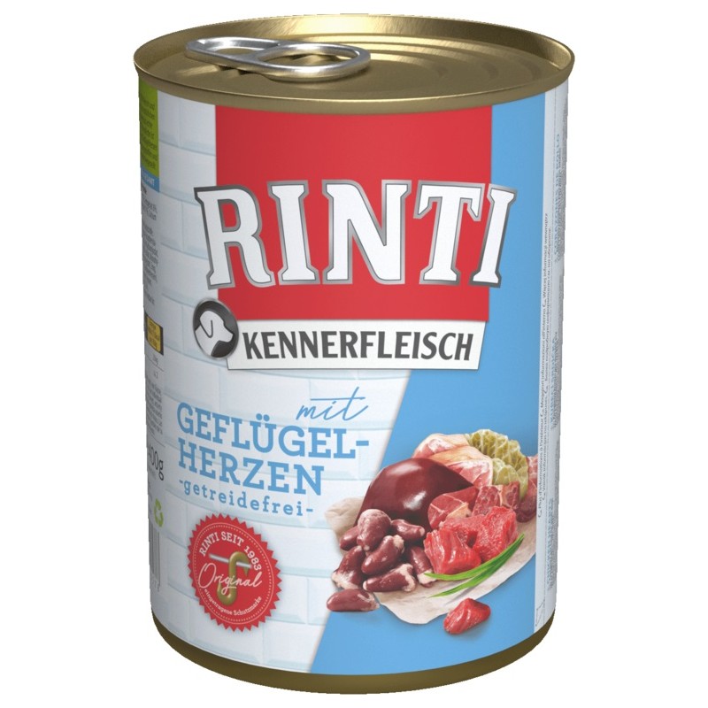 Rinti KENNERFLEISCH - Geflügelherzen - 400g