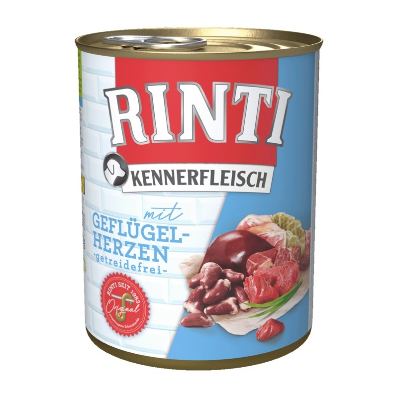 Rinti KENNERFLEISCH - Geflügelherzen - 800g