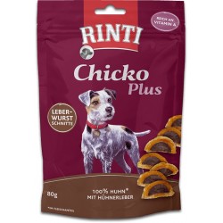 Rinti Chicko Plus - Leberwurstschnitten - 80g