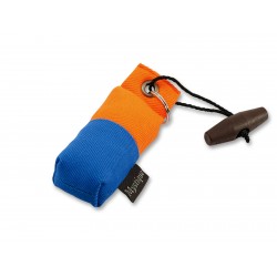 Schlüsselanhänger Mini Dummy - marking hellblau/orange