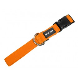 Nylon Halsband Profi 25mm neon orange 55-65cm
