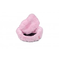 Plüschiges Hundebett - Pink - 75x65cm