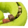 Grüne befüllbare eingerollte Schlange - extra dehnbar, TPR