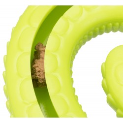 Grüne befüllbare eingerollte Schlange - extra dehnbar, TPR
