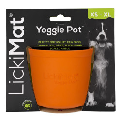 Lickimat Yoggie Pot - orange