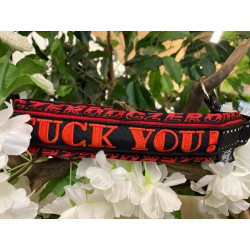 Fuck you - Halbzug Halsband - 40-45cm